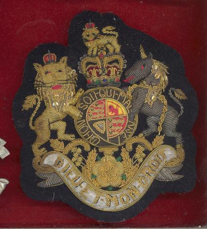 Brigade of Guards post 1953 RSM's No1 & mess dress rank badge.