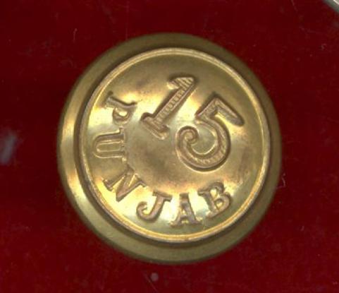 Indian Army 15th Punjab Regiment Officer's button