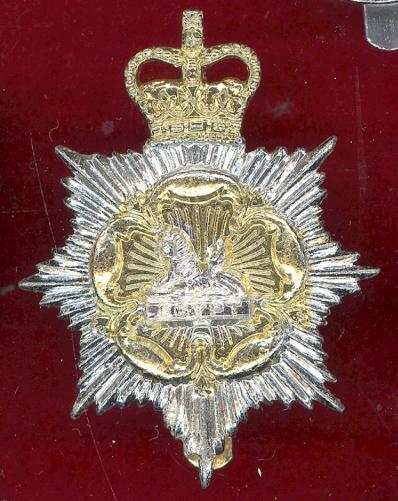 The Gloucestershire & Hampshire Regiment staybright cap badge