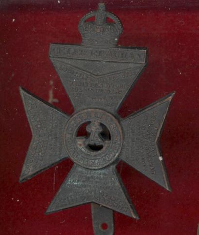 WW1 / WW2 King's Royal Rifle Corps cap badge.