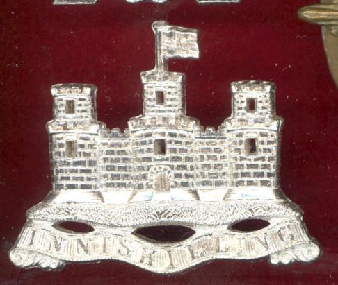 Royal Inniskilling Fusiliers Pipers caubeen badge