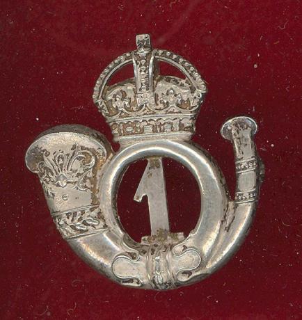 Scottish 1st Lanarkshire Rifle Volunteers Officer's field service cap badge