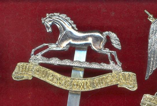 Queen's Own Hussars staybright cap badge