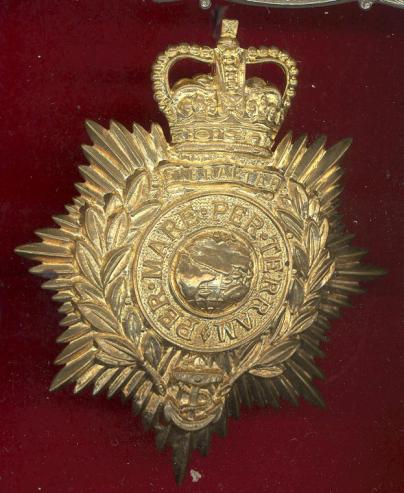 Royal Marines post 1953 OR' s helmet plate.