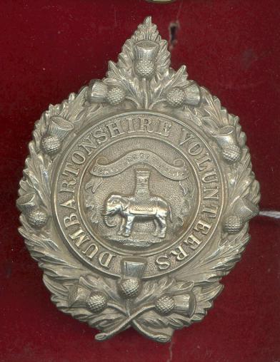 Scottish 1st Dumbartonshire Rifle Volunteers Victorian OR's glengarry badge