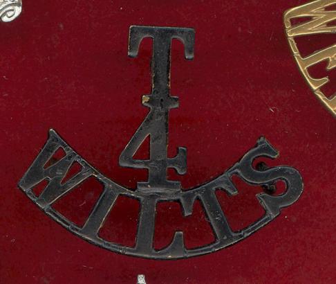 T / 4 / WILTS Wiltshire Regiment WW1 shoulder title