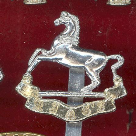 King's Liverpool Regiment staybright cap badge