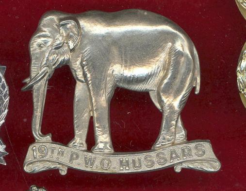 19th Hussars Victorian OR's cap badge circa 1896-1901