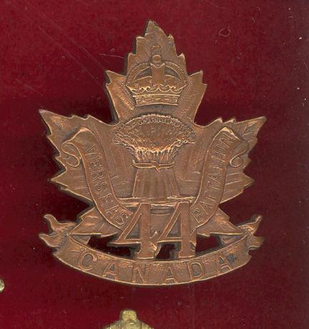 Canadian 44th New Brunswick Bn. WW1 CEF cap badge