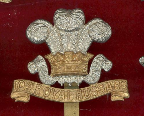 10th Royal Hussars OR's cap badge