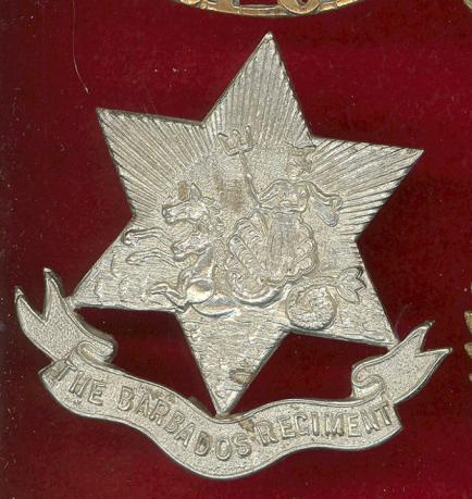 Barbados Regiment post 1948 OR s badge. 