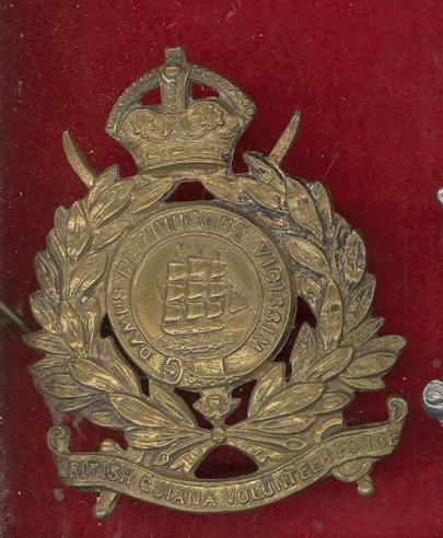 British Guiana Volunteer Force OR's cap badge