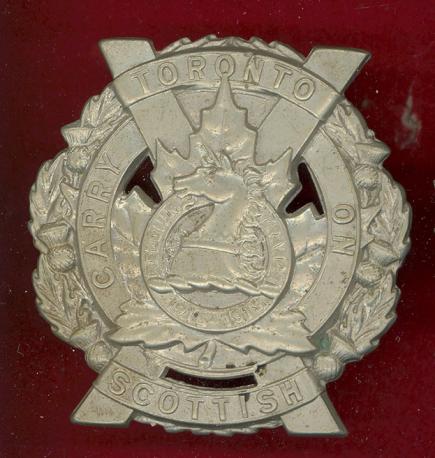 Canadian Toronto Scottish WW2 glengarry badge