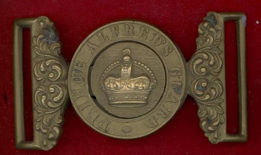 South African Prince Alfred's Guard Edwardian waist belt clasp 