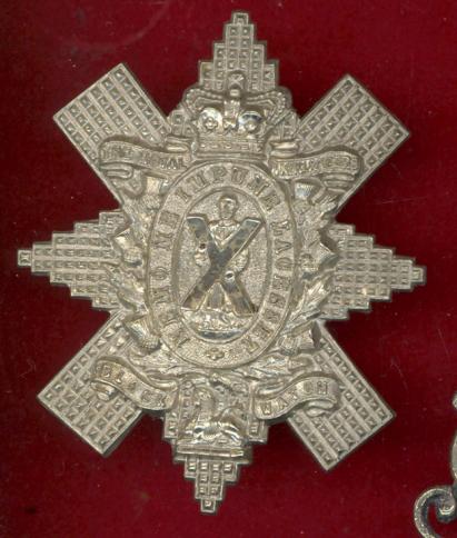 Scottish Black Watch Royal Hldrs Victorian OR's glengarry badge