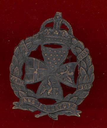 Inns of Court OTC pre WW1 cap badge 