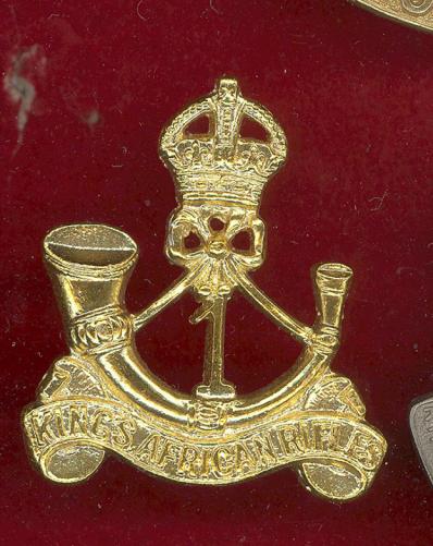 1st King's African Rifles OR's staybright cap badge