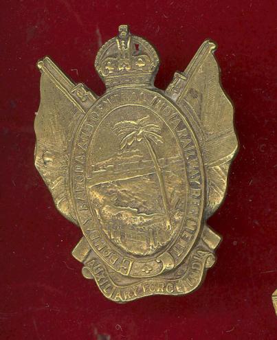 Indian Army Bombay Baroda & Central India Railway Regiment AFI cap badge