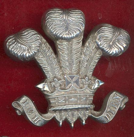 3rd Prince of Wales Dragoon Guards hallmarked silver NCO's arm badge