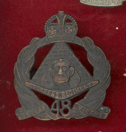 Australian 48th Infantry Bn. Torrens Regiment slouch hat badge