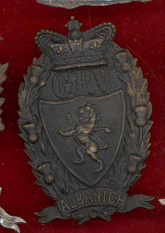 Scottish Galloway Rifle Volunteers Victorian OR's glengarry badge 