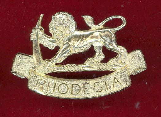 Rhodesian Staff Corps staybright cap badge