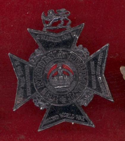 Rhodesia Regiment staybright cap badge