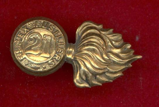 Canadian 21st Essex Fusiliers collar badge 