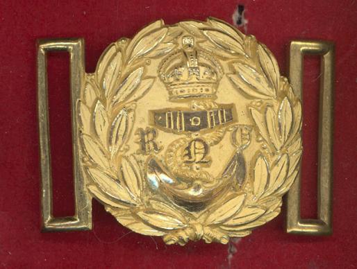 Royal Navy Officer's full dress waist belt clasp