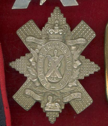 Scottish Black Watch Royal Hldrs Victorian OR's glengarry badge