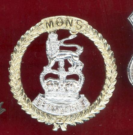 Mons Officer Cadet School staybright cap badge