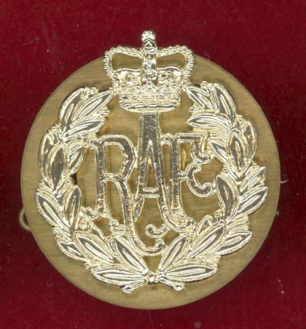 Royal Air force staybright cap badge