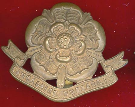 Lancashire Hussars Imperial Yeomanry OR's cap badge 