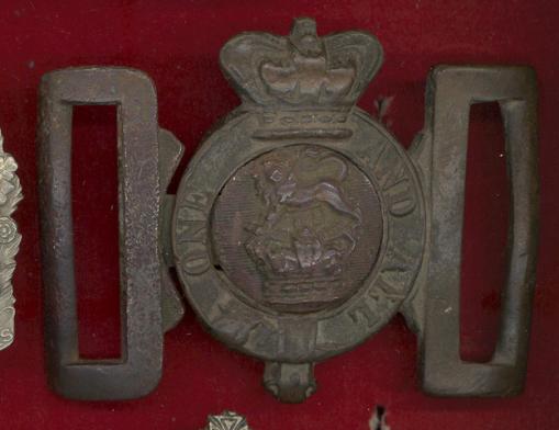 Cornwall Rifle Volunteers ? Victorian waist belt clasp circa 1874-99 