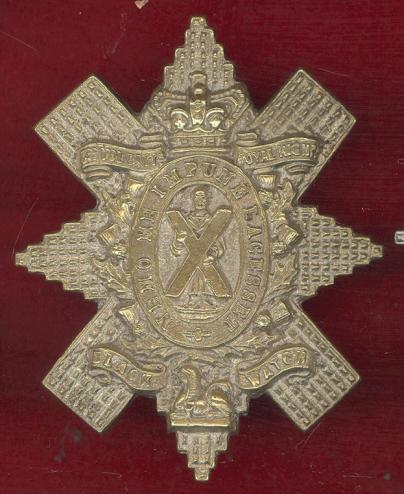 Scottish. 3rd (Dundee Highland) VB Black Watch (Royal Highlanders) Victorian OR s glengarry badge