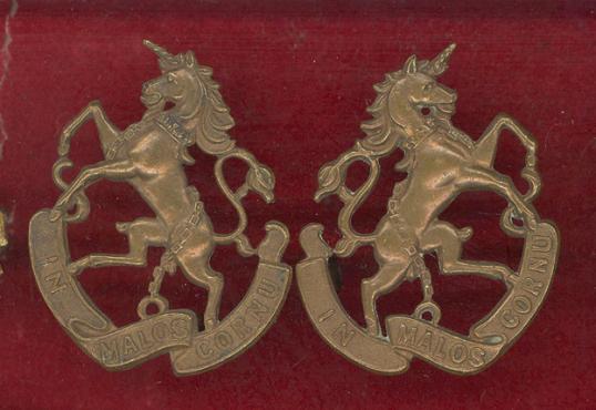 Canadian 9th Mississauga Horse Collar Badges