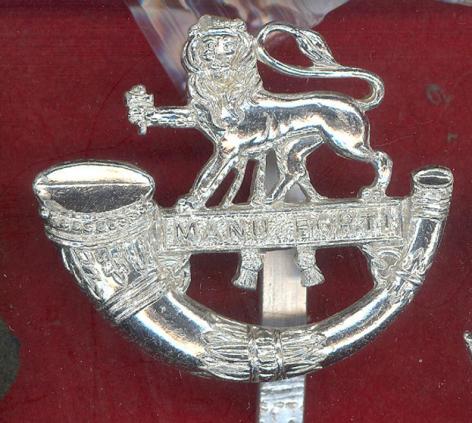 Herefordshire Light Infantry staybright cap badge