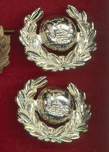 Royal Marines OR's staybright collar badges