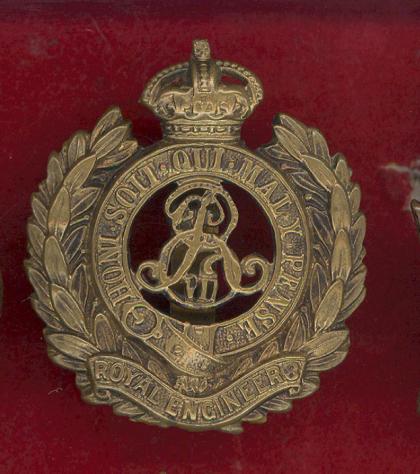 Royal Engineers Edwardian OR's cap badge