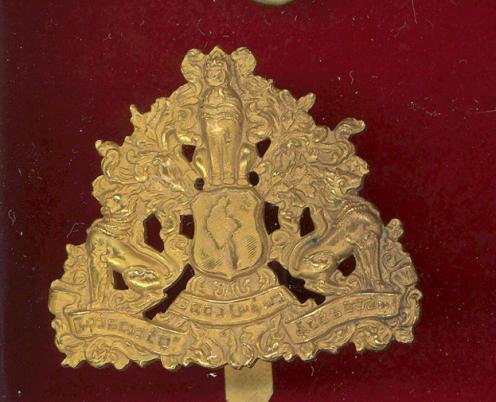 Burmese Army cap badge.