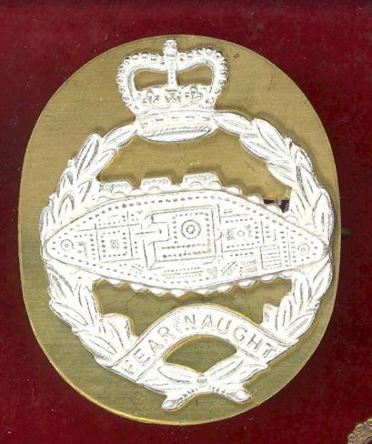 Royal Tank Regiment  Officer's beret badge