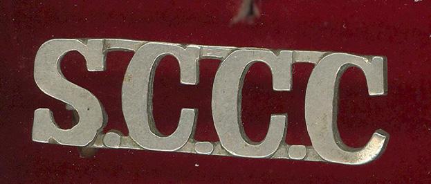 South African S.C.C.C. Selborne College Cadet Corps shoulder title