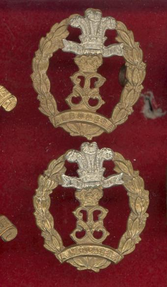 The Middlesex Regiment OR's collar badges