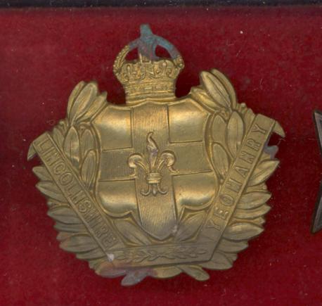 The Lincolnshire Yeomanry OR's cap badge 