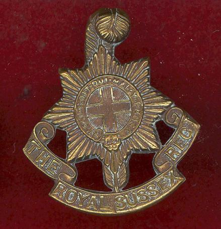 Royal Sussex Regiment Officer's OSD  badge