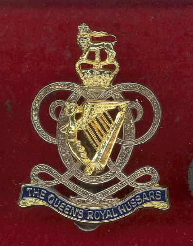 Queen's Royal Hussars cap badge 