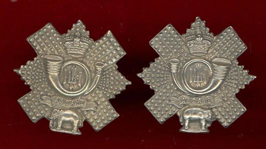 Scottish Highland Light Infantry Victorian OR's collar badges 