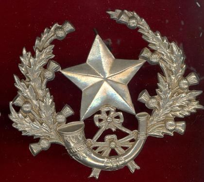 Cameronians Scottish Rifles NCO's glengarry badge 