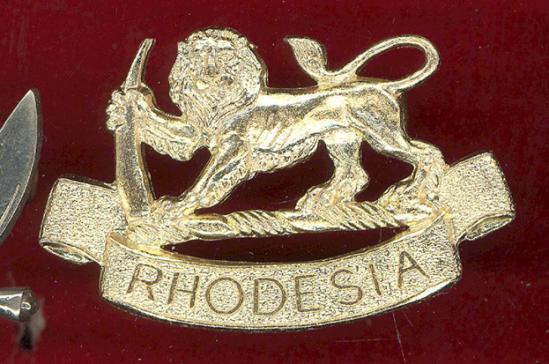  Rhodesia Staff Corps  staybright cap badge