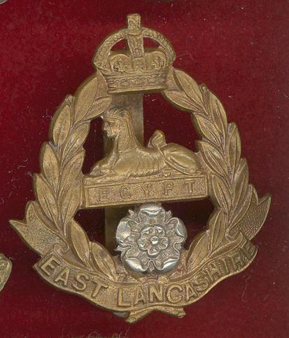 The East Lancashire Regiment Militia Bn. cap badge